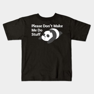 Lazy Panda Kids T-Shirt